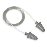 Ear Plugs, Cord, NRR 30, Gray, PK 120