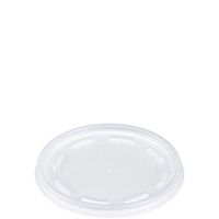 Dart 16JL Plastic Lids, Fits 12 - 24 oz Foam Cups, Translucent, Pack of 100 (Case of 10 Packs)