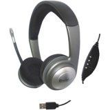 syba cl-cm-5008-u cl-cm-5008-u circumaural ear hook headset 3.5mm usb vol stereo