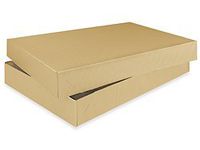 Bundleofbeauty R129l - 5pack Mens Shirt Kraft Brown Gift Wrap Packaging Box