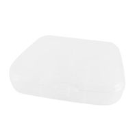 Plastic 5 Compartments Medicine Storage Holder Pill Box Clear