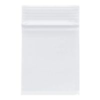 Plymor Heavy Duty Plastic Reclosable Zipper Bags, 4 Mil, 2.5" x 3" (Pack of 200)