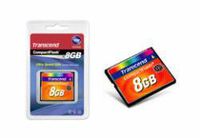 Transcend, Compactflash, 8GB, 133x, CF [Non - Retail Packaged]