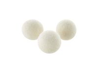 Wool Dryer Balls, White, 3 Pack