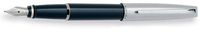 Aurora Style Black Barrel w/ Chrome Cap Medium Point Fountain Pen - AU-E05-M