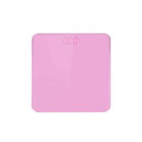 Electronic Digital Weight Bathroom Body Scale Electronic Scale Home Body Weight Scales Health Toughened Glass Display 180kg,Rose Red