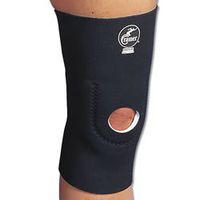 Cramer Basic Neoprene Patellar Support Compression Sleeve, Best Knee Support for Running, Sports Brace for Knees, Compression Leg Sleeves for ACL & MCL Strain or Pain, Runner's Knee Cap, Black