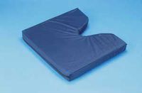 Coccyx Cushion With Navy Rip-Stop Fabric Zippered Cover, Size: 16&#8220 x 18&#8220 x 2&#8220 , So