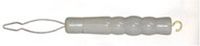 Kinsman Enterprises 30039 Vinyl Grip Jumbo Loop Button Hook with Zipper Aid, 8-1/2" Length