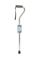 Blue Jay An Elite Healthcare Brand Handle Cane Silver Walking Stick | Ergonomic Handle | Soft Foam Adjustable Walking Device | Grip Mobility Aids