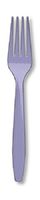 Club Pack of 288 Luscious Lavender Premium Plastic Party Forks