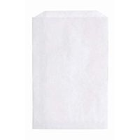 N'ice Packaging 200 White Flat Paper Bags Good for Candy, Cookies, Small Gift, Crafts, Party Favor, Sandwich, or Merchandising - no Gussett (White, 5" x 7")