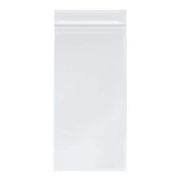 Plymor Zipper Reclosable Plastic Bags, 2 Mil, 4" x 8" (Case of 1000)