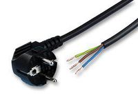 VOLEX X-285663A Power Cord, Single Ended, SCHUKO Plug, 2.5M, 16A, Black