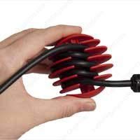 Cord Hog Inc, Cord Hog Cable Wrap, Material: PVC Plastic, Dimension: 2.25?L x 2.25?W, Color: Blue/Gray, Qty: 1