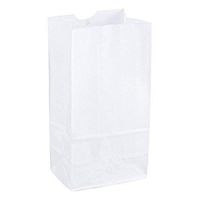 Duro Grocery/Lunch Bag, Kraft Paper, 4 lb Capacity, (100 Count) (White)