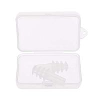 1 Pair Noise Cancelling Hearing Protection Earplugs Food Grade Silicone Flight Earplugs Travel Sleep