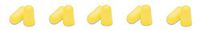3M E-A-R TaperFit 2 Regular Uncorded Earplugs, Hearing Conservation 312-1219 in Poly Bag (5-(Pack))