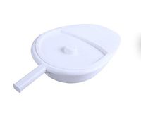 LSY@ Bedpan, Old Man Bed Bedpan Medical Toilet Paralysis Patient Potty Pot Bed Plastic Toilet Toilet Toilet Bowl White