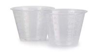 McKesson Cup Medicine Plastic 1 Ounce 100 Per Pack - Case of 5000 - Model 46941200