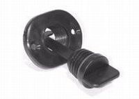 T-H Marine DP-1-DP Self-Retaining Boat Transom Drain Plug - Black