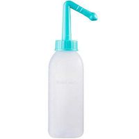 HANYF Nasal Washer, Manual Cleaning Nasal Spray Bottle, Double Head Accessories / 60 Degree Angle Design/Frosted Scale, Suitable for Rhinitis/Adult/Children