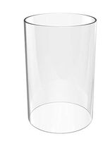 Chimney Glass - Clear Candle Holders Open End - Height8" Diameter 4"-Stage Props & Home Decoration - Candle- (Multiple Specifications)