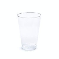 " OCCASIONS" 200 pcs Wedding Party Disposable Plastic tumblers Cups (14 Oz, Clear Tumbler)