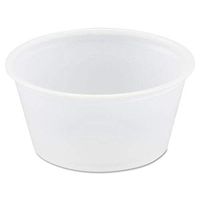 Solo Cups DCCP200N Polystyrene Portion Cups, Translucent.