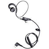 XFox Swivel Earpiece with Microphone and PTT - Replaces RLN6423 HKLN4604 HKLN4604A Headset For Motorola Radio GP88S GP300 GP68 GP2000 GP88 GP3188 CP040 CP1200 A8 A6 A10 A12