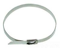 Thomas & Betts LS-7.9-520B Cable Tie, 316 Stainless Steel, 250 lb, Metallic Gray (Pack of 50)