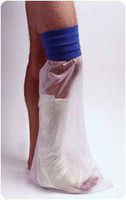 BathGuard Bath & Shower Protector Adult Leg. Length: 28.5" (72.4cm) Width at bottom: 10" (25.5cm)