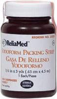 Cardinal Health Sterile Iodoform Packing Strip 1/4" x 5 yds