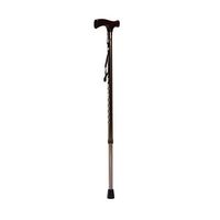 Walking Stick Rubber Mat Non-Slip Wear-Resistant Adjustable Cane Aluminum Crutch Elderly Travel Crutches Light Ergonomic Design Alloy Abs