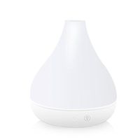 Crane Personal Ultrasonic Cool Mist Humidifier and Aroma Therapy Diffuser, for Home Bedroom Hotels Travel and Office, 0.35 Gallon – 1.5 Liter, White