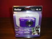 Vivitar Vivicam S524 Hd 16.1 Megapixels Auto Flash 5x Opticla Zoom 4x Digital Zoom Purple