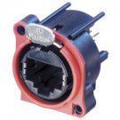 Neutrik NE8FAV EtherCon Vertical PCB Panel Mount Receptacle-by-Neutrik