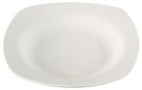 Yanco AC-511 ABCO 11.5" Square Pasta Bowl, 26 oz Capacity, Porcelain, Super White, Pack of 12
