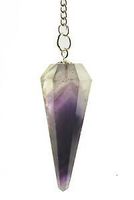 CRYSTALMIRACLE Beautiful Amethyst pendulum gift crystal healing Reiki Positive energy dowsing Feng shui peace spiritual wisdom love relationship Meditation gemstone