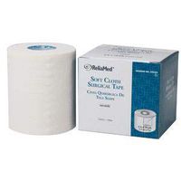 Reliamed Soft Cloth Surgical Tape 3" X 10 Yds, Latex Free, Hypoallergenic, Water Resistant, Perforated for Easy Tearing