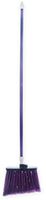 Carlisle 4108268 Sparta Duo-Sweep Flagged Angle Broom with Fiberglass Handle, 54" Length, Purple
