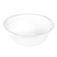 100 Disposable Biodegradable Bowls - 12oz White Compostable & Microwavable Tree Free Sugarcane Bowls, Bulk Set
