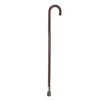 MediChoice Solid Wooden Cane, Long Contoured Handle, Walnut Finish, 1 Inch Diameter 36 Inches Long, Maple, 1314CANE501 (1 Per Pack)