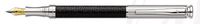 Laban Exotic Leather Black Medium Point Fountain Pen - LST-F920-1RLBK