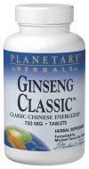 Ginseng Classic 750mg Planetary Herbals 120 Tabs
