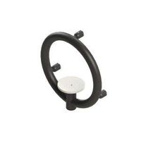 Invisia 2-in-1 Soap Dish with Integrated Circular Grab Bar: Matte Black