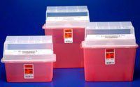 PT# 31323333 Container Sharps Gatorguard Translucent Red 2gal Ea by, Kendall Company