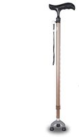ZWQ Walking Stick, Flexible and Durable Walker, Cane and Walker, Adjustable Range 33-37 inches, Black, Bronze,A