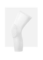 Anti-Collision Knee Brace Supports Gym Sports Basketball Knee Pads Protectors Volleyball Soccer Leg Sleeves Kneepads,White,L