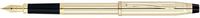 Cross Century II 10 Karat Gold w/ 18 Karat Gold Plated Nib Medium Point Fountain Pen - 4509-MF